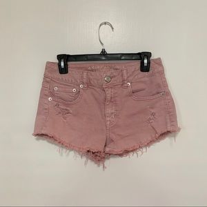 AE High Waisted Denim Shorts Size 4